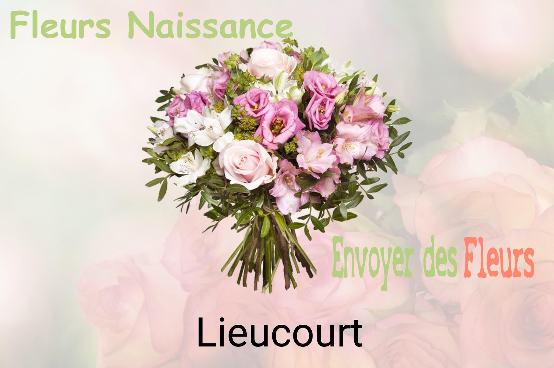 Bouquet de fleurs de naissance livré à Lieucourt